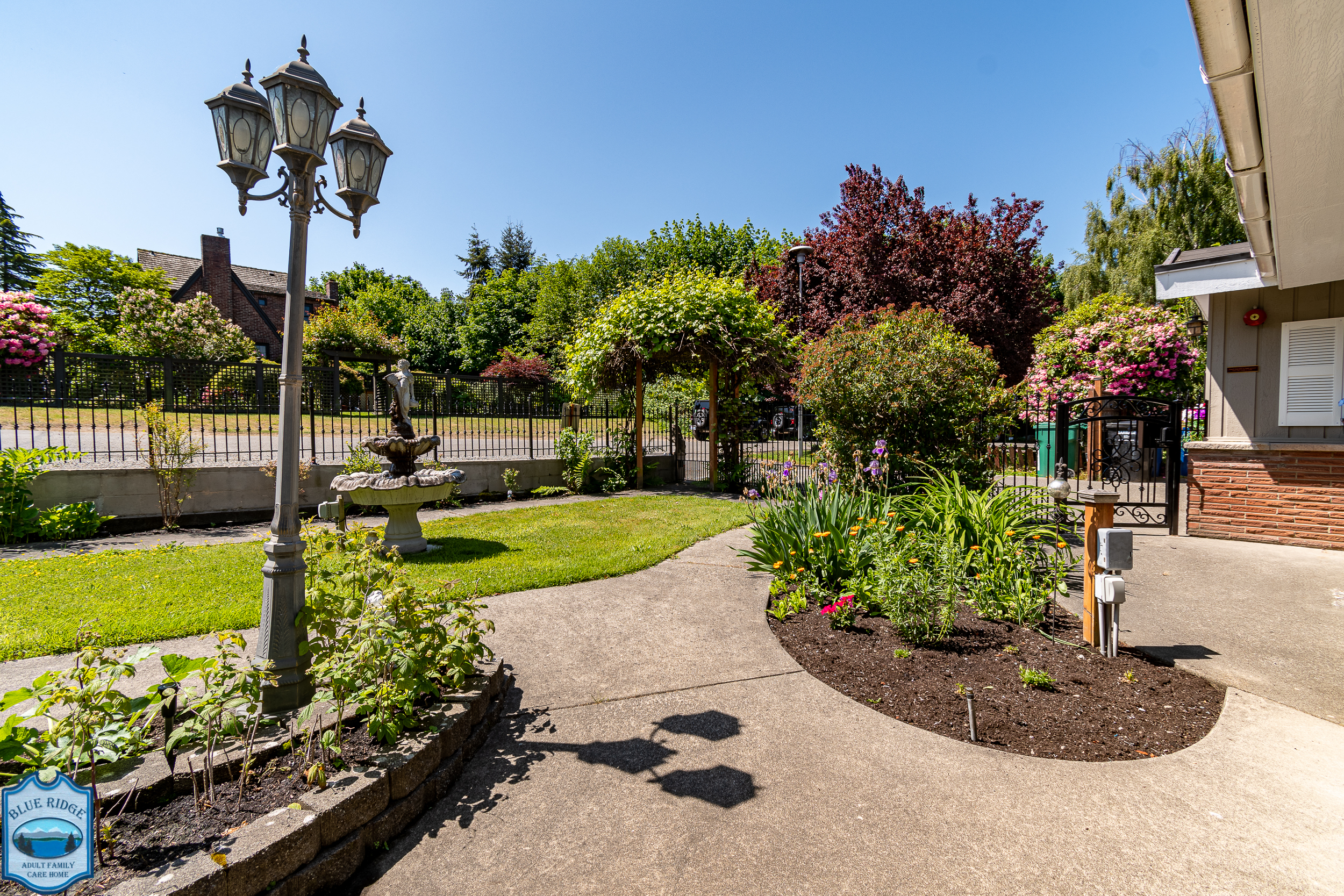 Blue Ridge AFH garden and walking paths